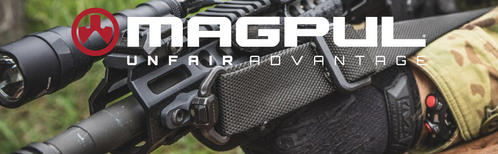 Magpul, M-LOK Offset Light/Optic Picatinny Rail Mount, Aluminum , Black