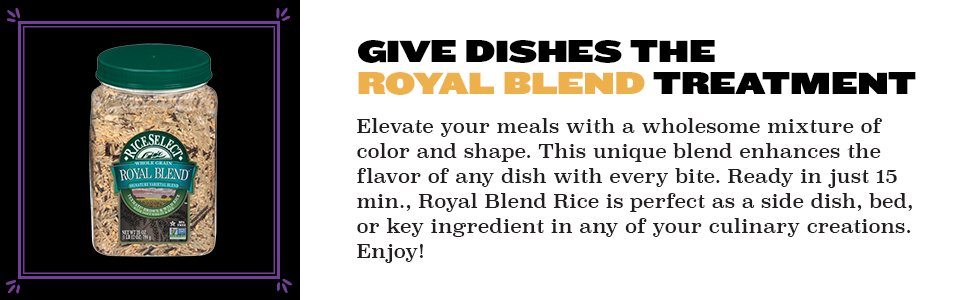 RiceSelect, Texmati Brown & Wild Rice Royal Blend, 28 Ounce (Pack of 1)
