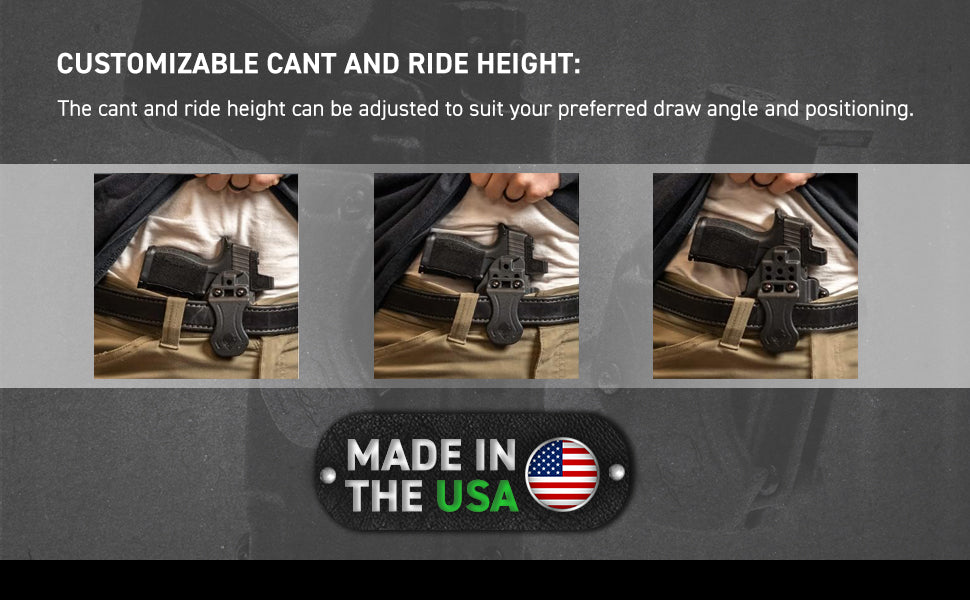 Alien Gear, Photon Holster - IWB or OWB, Right or Left Hand, Optics Ready, Compact Light or No Light Options - Multiple Fitments Available