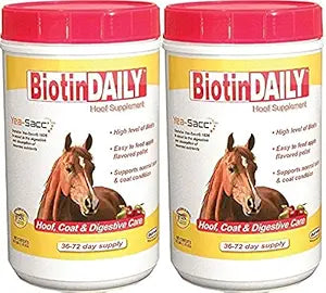 Durvet, (2 Pack) Biotin Daily Hoof Care Supplement