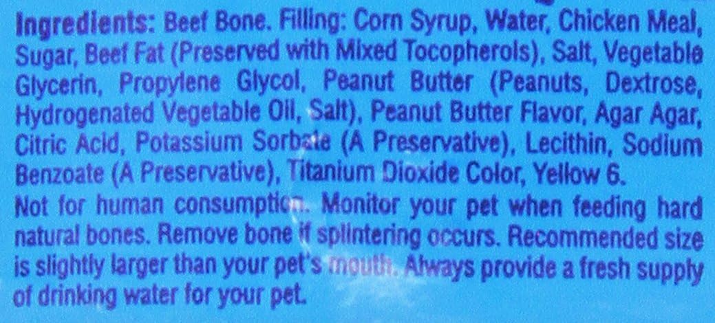 Redbarn, Filled Bone Peanut Butter Large (Pack of 2)