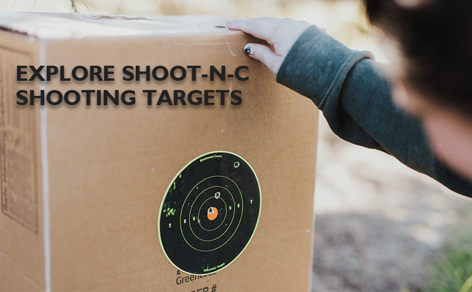 Birchwood Casey, Bull's-Eye Reactive Targets - Highly Visible Instant Feedback Self-Adhesive Shooting Targets
