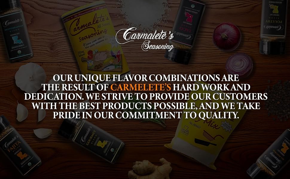 Carmalete's, Organic Seasoning Blend, 3 oz (3 oz., Fajita)