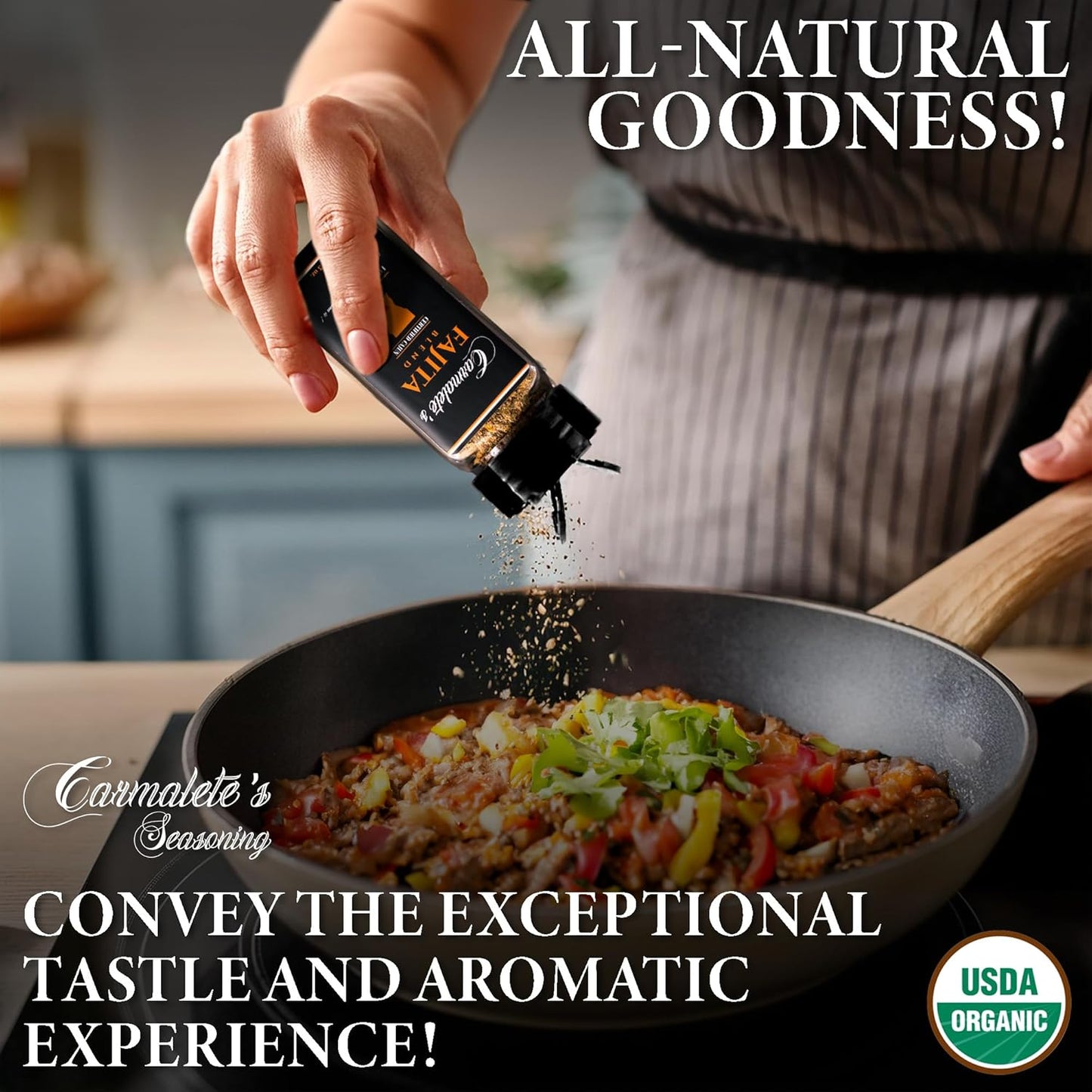 Carmalete's, Organic Seasoning Blend, 3 oz (3 oz., Fajita)