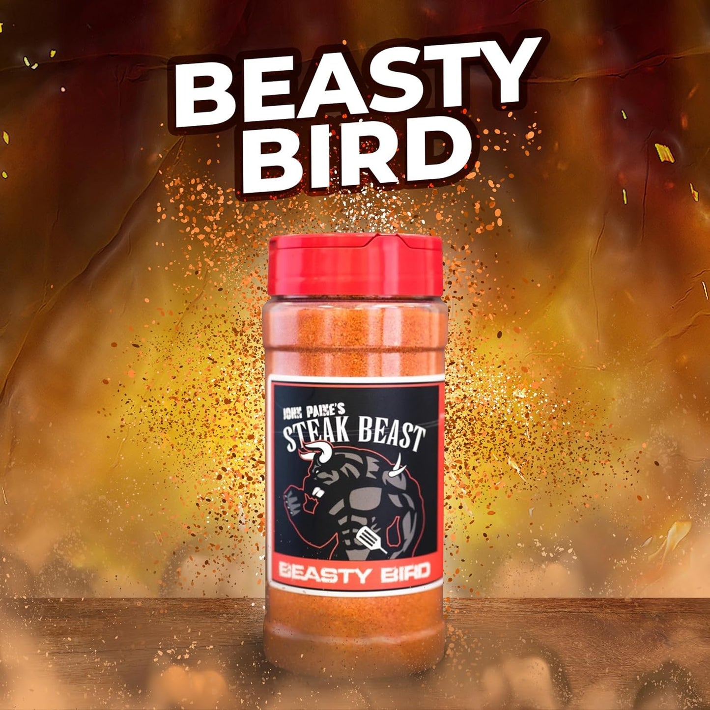 Steak Beast, Beast Bird Chicken Seasoning: Award-Winning BBQ Seasonings and Rubs - Sweet and Spicy Flavor, Ideal for Chicken BBQ Rub Seasoning And All Purpose Seasoning - 12oz