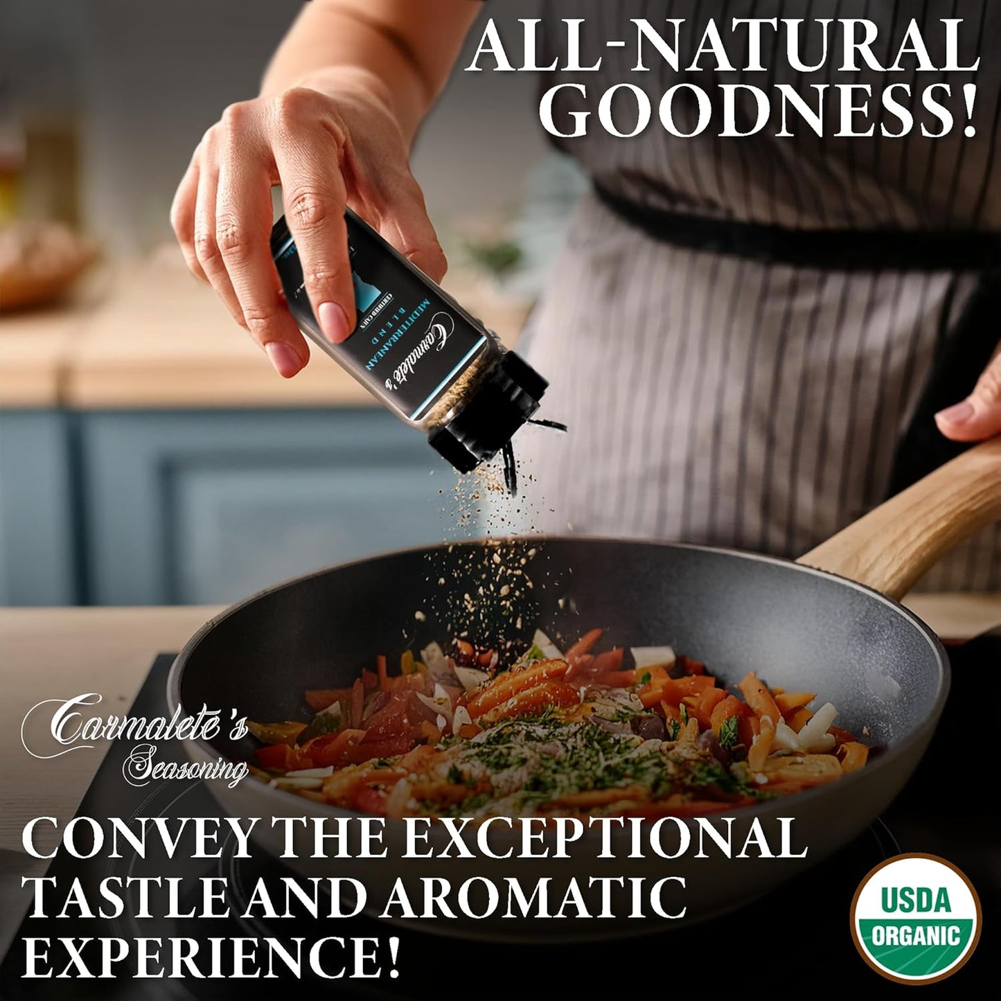 Carmalete's, Organic Seasoning Blend, 3 oz (6 oz., Mediterranean)