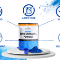 Organic Blue Spirulina Powder, 100% Pure Superfood Blue-Green Algae, Natural Food Coloring for Smoothies & Protein Drinks - Non GMO, Gluten-Free, Vegan + USDA Certified, 300 Servings, No Fishy Smell