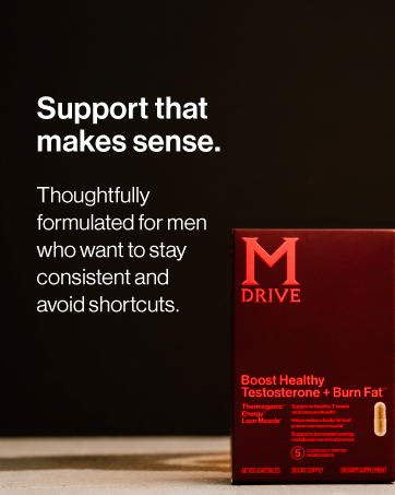 Mdrive, Prime - Men's T-Support Supplement, Max Energy, Focus & Lean Muscle, KSM-66 Ashwagandha, S7 Nitric Oxide Booster, Bioperine and DHEA,15 Servings, 30 Count