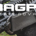 Magpul, M-LOK Offset Light/Optic Picatinny Rail Mount, Aluminum , Black