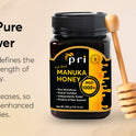 P.R.I, Manuka Honey MGO 600+, High-Potency (500g/1.1lb)