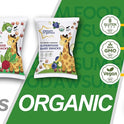 Awsum Organics, Baby Snacks - Happy Healthy Baby Food - Snack for Babies - Organic Vegan Kosher Gluten Free - Natural Plant Based Puffs - Non-Allergy - No Added Sugar 0.75 Oz Bag (Variety, 12 bags)