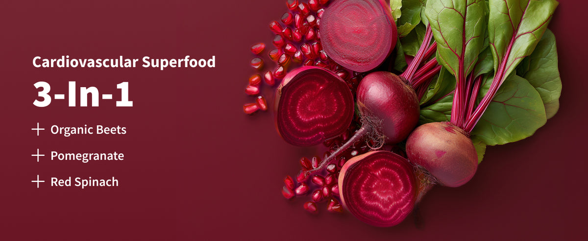 Snap Supplements, Heart Beets, Organic Beet Root Powder, Mixed Berry, 30 SRV