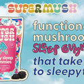 SuperMush, Sleep Gummies for Adults - Mushroom Supplement with Magnesium Citrate, L-Theanine, Chaga, Reishi & Chamomile for Deep Sleep, REM & Detox - Vegan & Sugar-Free - 60 Gummies (30 Servings)
