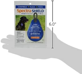 Durvet, Spectra Shield Collar Attached Medallion, 56-Pound and Over