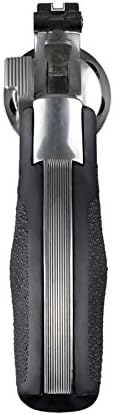 Hogue, Bantam Style Rubber Grip for S&W K or L Frame Revolvers, Round Butt, Black - 62000