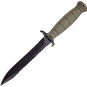 Glock, KD039179 Fixed Field Knife w/Saw 6.5" Blade 11.4" Overall FDE
