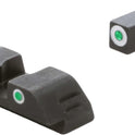 AMERIGLO, Optic Compatible XL Tall Green Tritium Front - 0.315" Rear - 0.394" Square Notch Sight Set Compatible with All Glocks