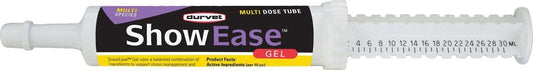 Durvet, ShowEase Gel, 1.014 Fluid Ounces, for Cattle, Calves, Sheep, Goats and Swine