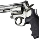 Hogue, Bantam Style Rubber Grip for S&W K or L Frame Revolvers, Round Butt, Black - 62000