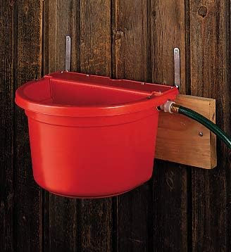 Little Giant®, Automatic Animal Waterer | 4 Gallon | Float Controlled Automatic Waterer for Livestock | Heavy Duty and Durable | Made in USA | Red