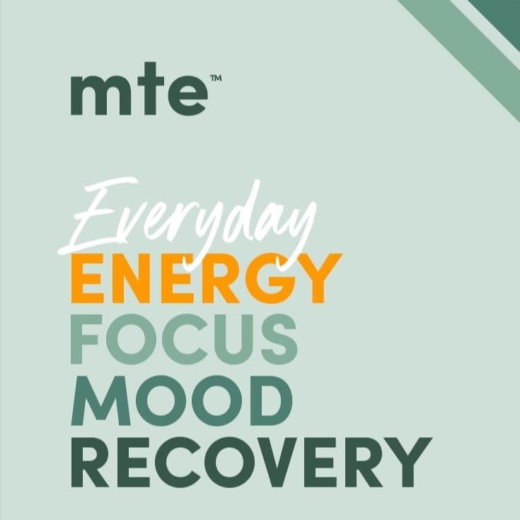 MTE®, Wellness Powder for Focus, Productivity & Energy | Adaptogen & Nootropics Support Brain & Body | Caffeine-Free | No Sugar or Additives