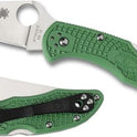 Spyderco, Delica 4 Lightweight 7.15" Signature Folding Knife with 2.90" Flat-Ground Steel Blade and High-Strength FRN Handle - PlainEdge Grind