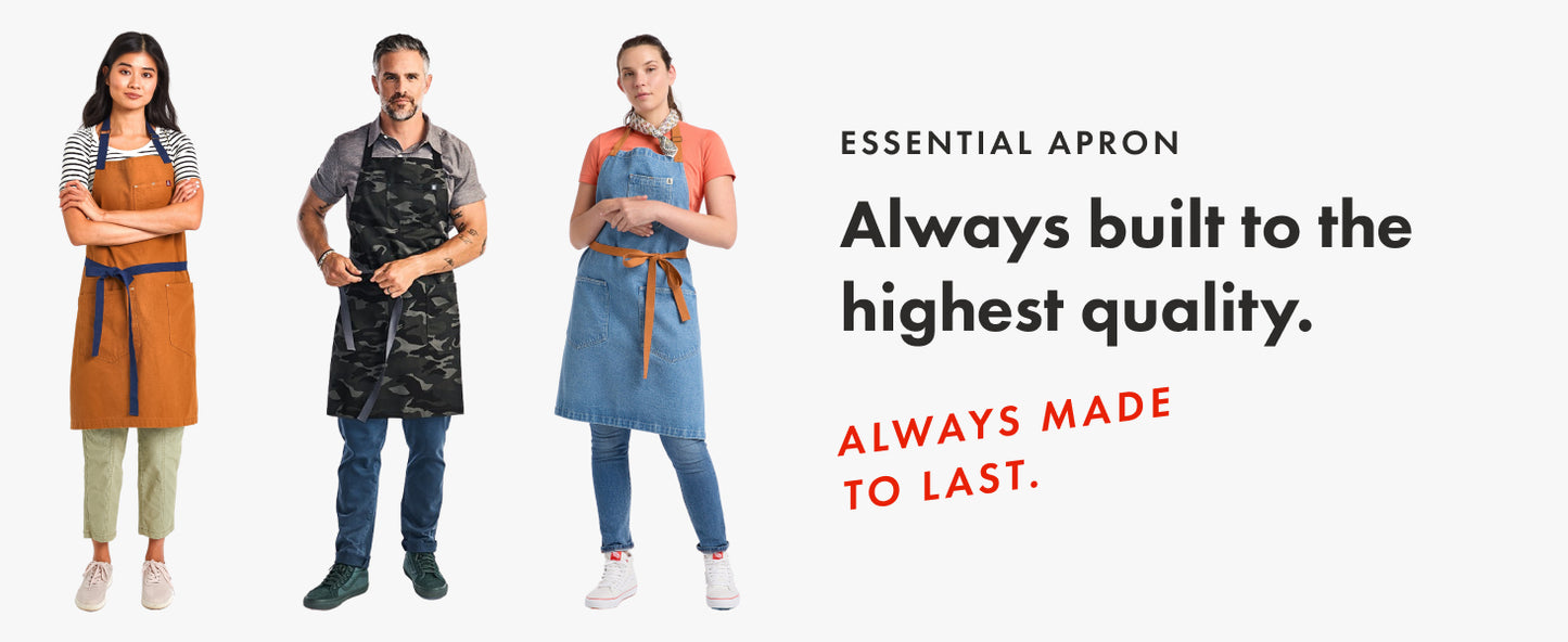 Hedley & Bennett Crossback Apron - Professional Chef's Apron - Cross Back Men's Apron - Mens Cooking Apron - Kitchen Apron - Chef Aprons for Men & Women - 8oz 100% Cotton Canvas Fabric - Denver Brown