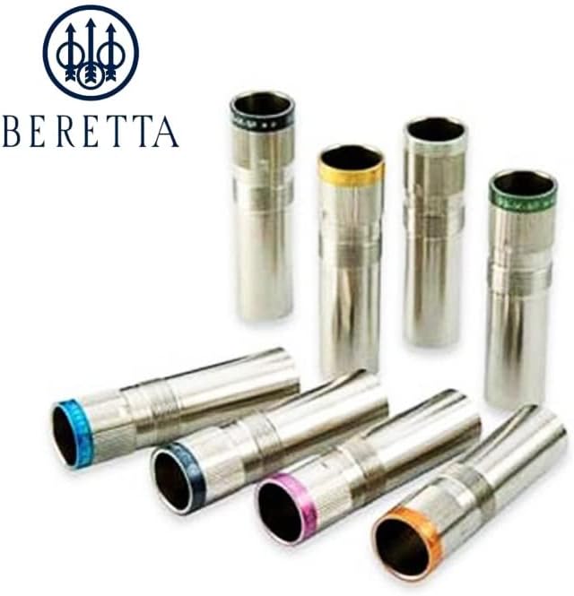 Beretta, Mobilchoke Victory Extended 12Ga Nickel Plated Steel Choke Tube with Colored Alloy Band