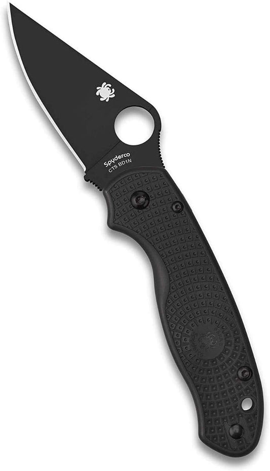 Spyderco, Para 3 Lightweight Signature Knife with 2.58" Stainless Steel Blade and Durable FRN Handle - PlainEdge - C223