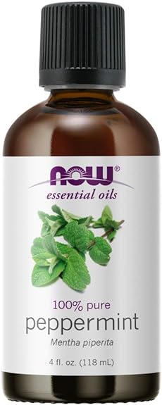 Now, Peppermint Essential Oil, 4-Ounce