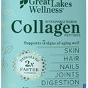 Great Lakes Wellness, Sustainable Marine Collagen Peptides Powder for Skin, Hair, Nails, Joints & Digestion - Unflavored - Quick Dissolve Hydrolyzed, Wild Caught, MSC Certified, Non-GMO, Kosher - 8 oz