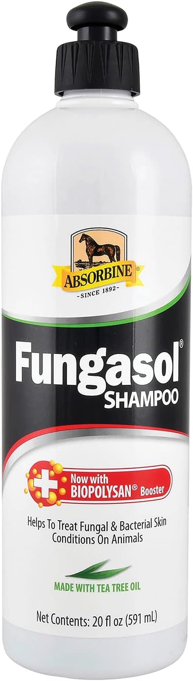 Absorbine Fungasol Shampoo, Treats Horse Skin Conditions, 20oz