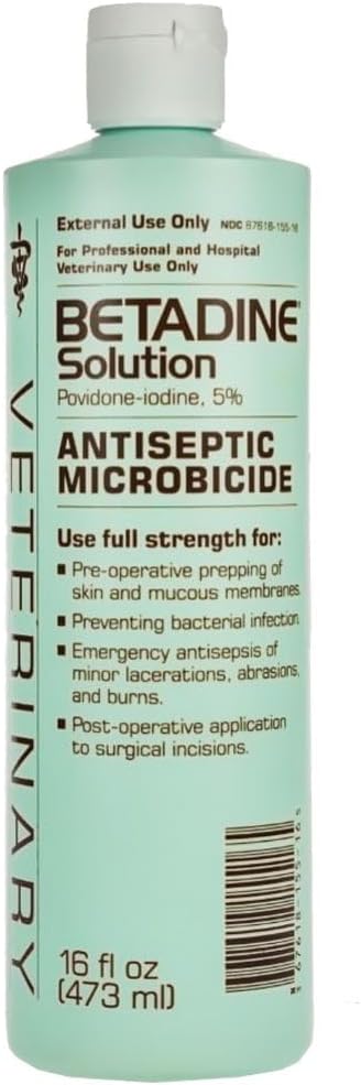 Betadine, 5% Solution, 16 Fl Oz (Pack of 1)