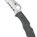 Spyderco, Endura 4 Lightweight Signature Knife with 3.80" VG-10 Steel Blade and Foliage Green FRN Handle - CombinationEdge - C10PSFG