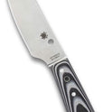 Spyderco, Bow River Fixed Blade Utility Knife with 4.40" 8Cr13MoV Stainless Steel Blade and Premium Handcrafted Leather Sheath - PlainEdge - FB46GP