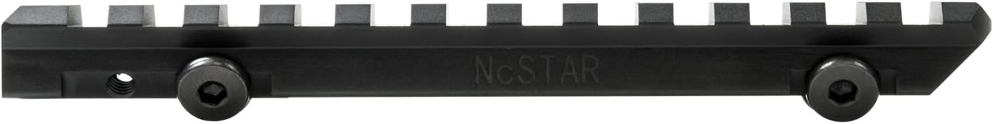 NcSTAR, Ruger Mini 14 Picatinny Rail Mount-Black-GEN 2, Model:MRUBV2, 1.63"D x 0.84"W x 2.03"H