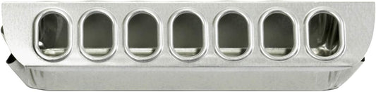 Little Giant®, Slide-Top Poultry Ground Feeders | Galvanized Feeding Trough Tray | Durable and Lightweight Chicken Feeder | Made in USA | 12 Inches