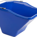 Little Giant®, Plastic Better Bucket | Horse Feed Bucket | Ergonomically Designed | Flat Back Bucket | Made in USA | 10 Quarts | Blue