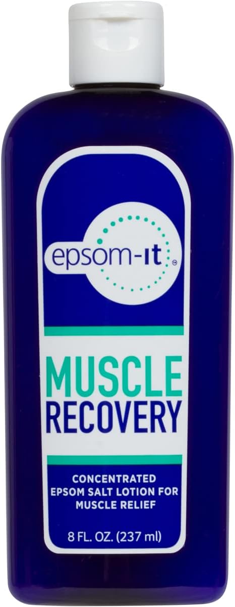 Epsom-IT, Soothing Lotion for Muscles Natural, Concentrated Magnesium Sulfate Cream Fortified with Arnica, for Muscle Stiffness from Running, Exercise and Walking