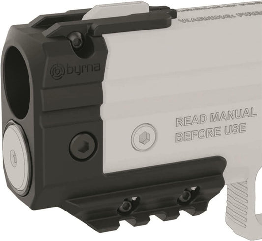 Byrna, BOOST Adapter for SD Launcher, Black, Round, 12g CO2, 30 Shots per Cartridge