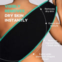 Dermasuri - Deep Exfoliating Back Scrubber - Bath & Shower Back Scrub - Body Exfoliator Scraper Tool - Deep Exfoliation Body Cleaner for Shower - 27" Long, 8" Wide