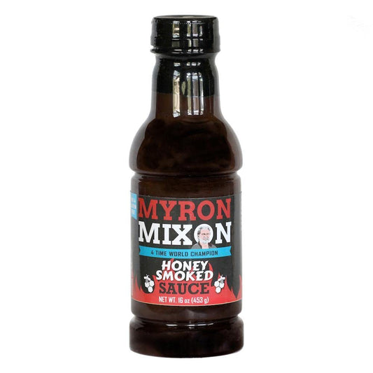 Myron Mixon, BBQ Sauce | Honey Smoked BBQ | Champion Pitmaster Recipe | Gluten-Free BBQ Sauces, MSG-Free, USA Made | 16 Oz Bottle