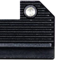 Night Fision, Optics Ready Stealth .290-.297 Night Sight Set Compatible with Glock 43/43X/43X MOS Designed for Lower 1/3rd Co-Witness with Shield RMSc, Holosun 507K & EPS Carry, Swampfox Sentinel