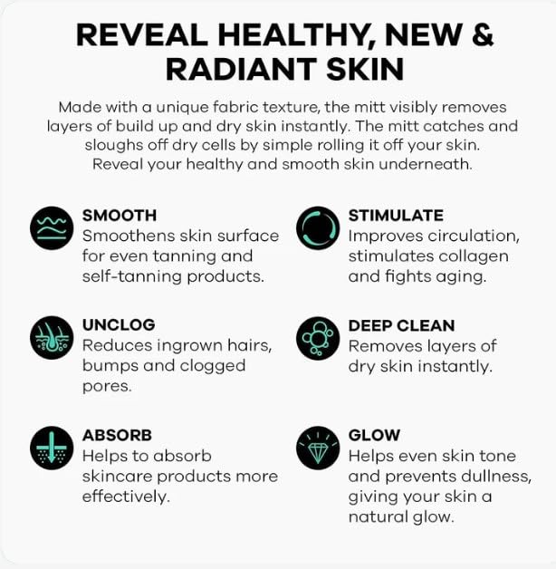 Dermasuri - Deep Exfoliating Back Scrubber - Bath & Shower Back Scrub - Body Exfoliator Scraper Tool - Deep Exfoliation Body Cleaner for Shower - 27" Long, 8" Wide