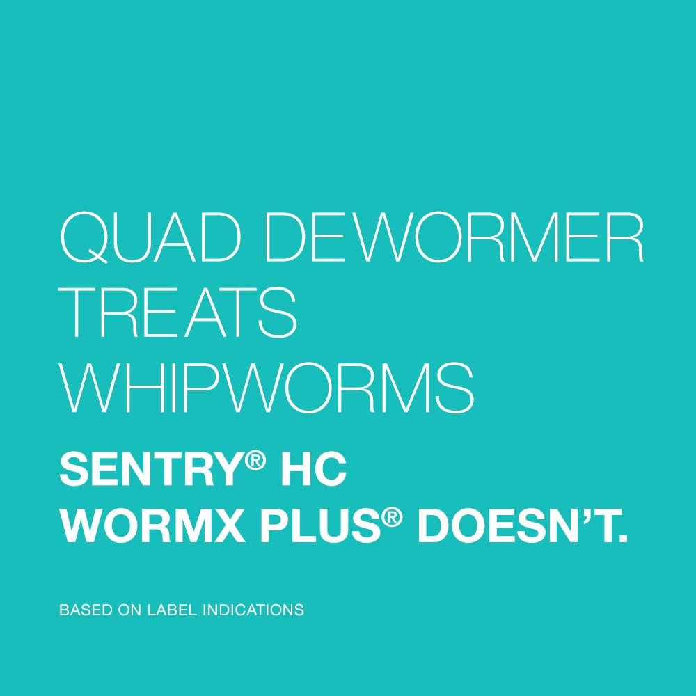 Elanco, Chewable Quad Dewormer for Large Dogs, 45 lbs and over, 2 chewable tablets