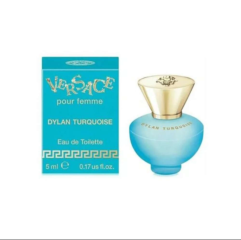 Versace, 3 Pcs Mini Set For Women (Individual Box): Dylan Turquoise 5 Ml Eau De Toilette + Dylan Blue 5 Ml Eau De Parfum + Bright Crystal 5 Ml Eau De Toilette