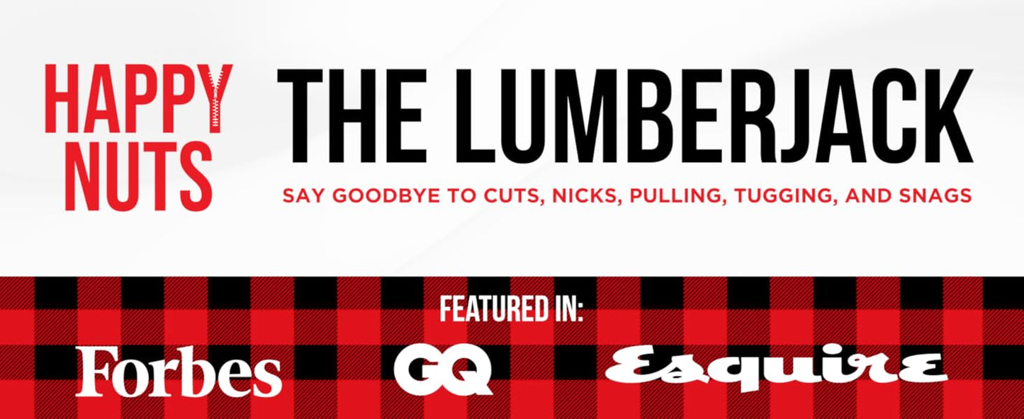 HAPPY NUTS, The Lumberjack Electric Groin & Body Hair Trimmer for Men - Men's Body Groomer Kit for Privates - Smooth Ball & Pubic Hair Shaver (Graphite)