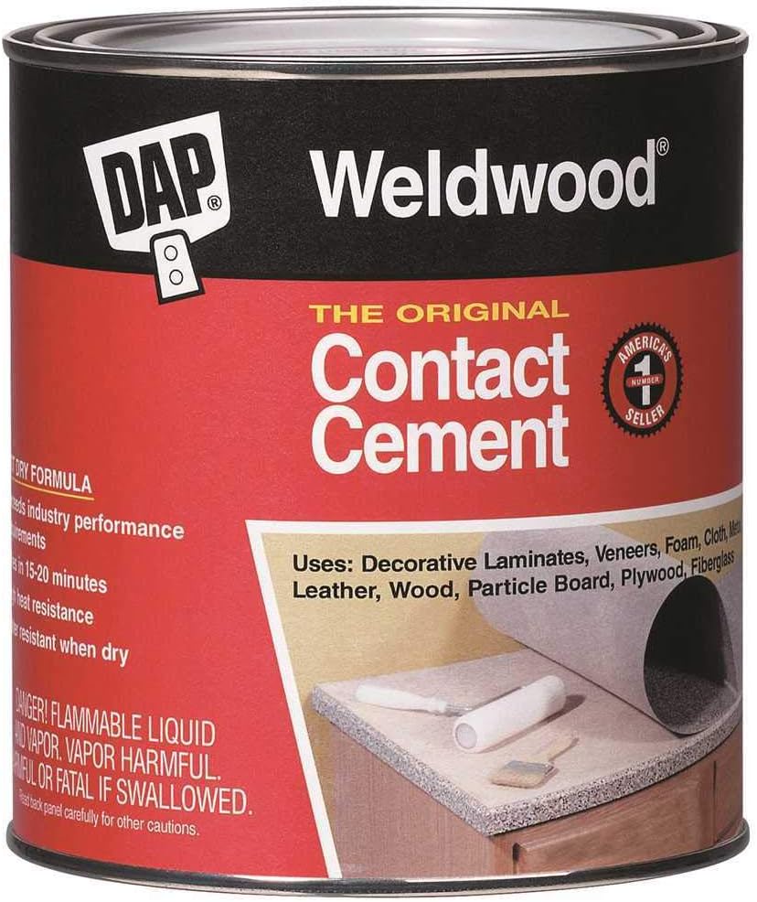DAP, 00273 1 Gallon Weldwood Original Contact Cement, Tan