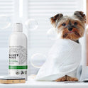 NEXDERMA, Natural Colloidal Medicated Pet Shampoo for Dogs and Cats - Tearless Hypoallergenic, Soap Free with Coconut Oil and Mint, Relief for Allergies, Odor, Itchy, Dry, Irritated Skin - 16oz, 1Pack