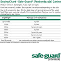 Safe-Guard, (fenbendazole) Canine Dewormer for Dogs, 4gm pouch (ea. pouch treats 40lbs.)